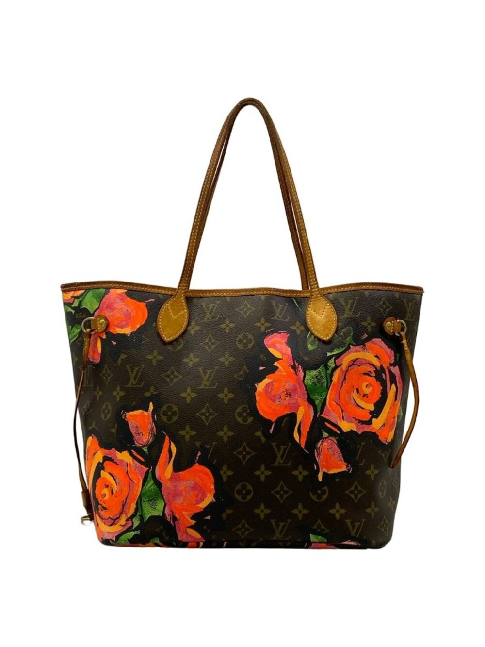 Louis Vuitton Tote Bag Monogram Rose Neverfull MM Leather